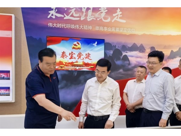 省委常委、副省长张海波到泰宝集团调研